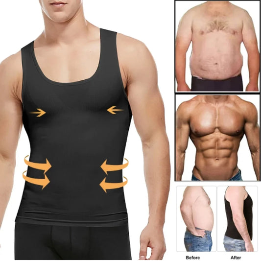 Slim and Lift Men's Body Shaper Compression Vest